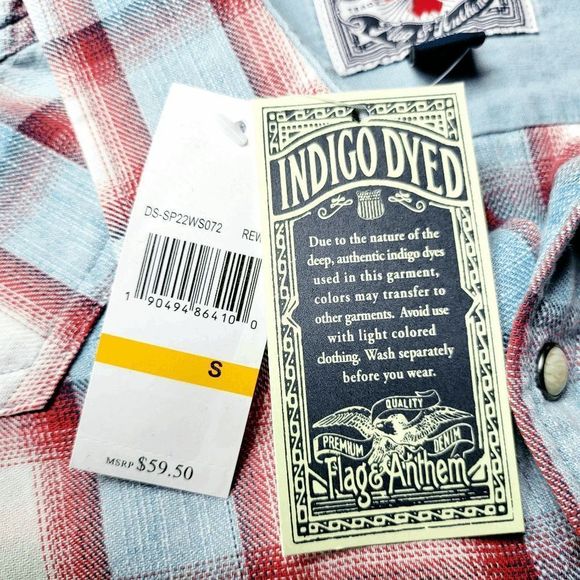 NWT DESERT SON Tifton by Dierks Bentley Flag & Anthem Vintage Snap Size‎ S - Picture 14 of 16